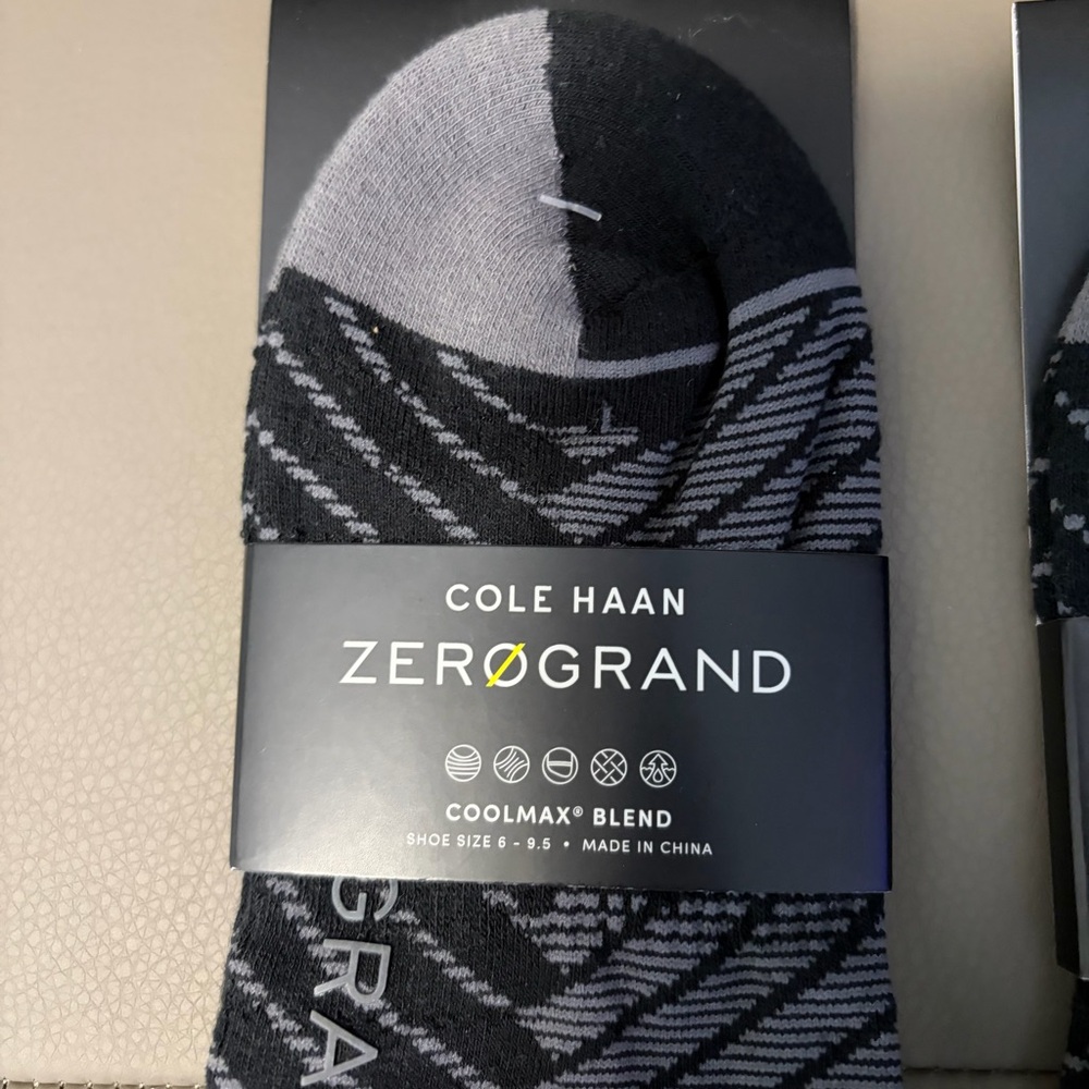 BNWT COLE HAAN ZERO GRAND NO SHOW 3 PAIR LOT CUSH SOLE SMOOTH TOE SEAM SHOE SIZE - Picture 3 of 14